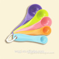 5 Sizes ABS Plastic Measuring Spoon Set Colorful Coffee Measuring Spoon